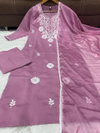 Lilly Pure Viscose With Embroidered Work Top With Bottom Dupatta Suppliers In India